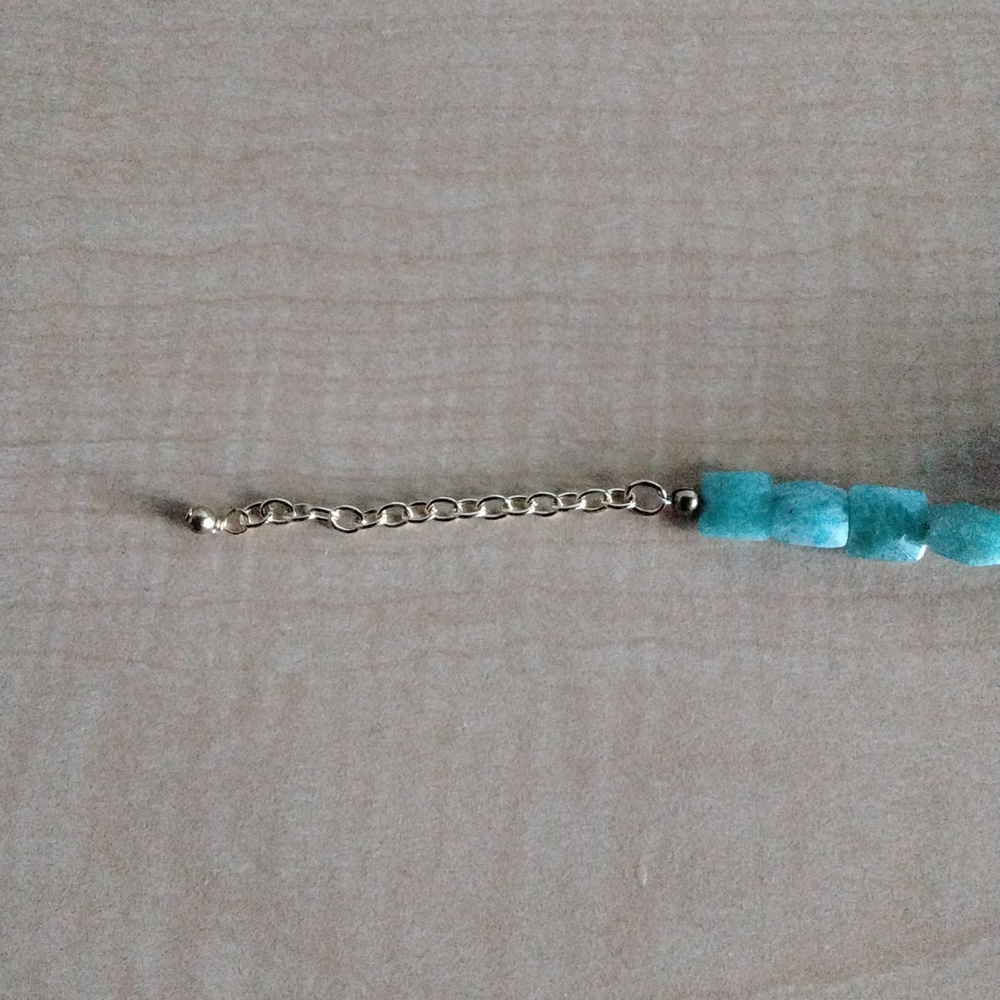 Beautiful Statement Piece Barse Genuine Stones and Gold Necklace - Picture 9 of 9